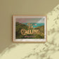 Oahu is Calling Beach Art Print | Waimanalo Lookout Postcard Print | Digital Wall Art