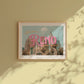Meet You in Reno Nevada Art Print | Reno Travel Poster | Digital Wall Art