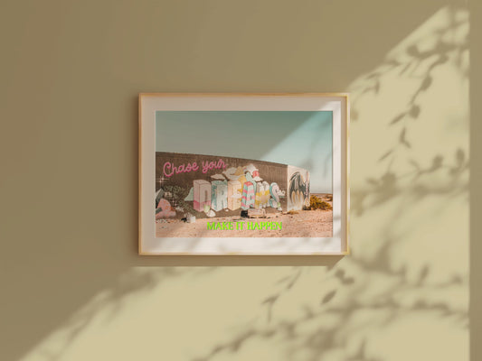 Salvation Mountain Wall Art | Slab City California Printable Wall Art | Digital Wall Art