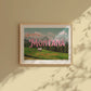 Montana: The Last Best Place Print | Meet You In Montana Travel Poster | Montana Mountain Digital Wall Art