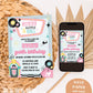 Shake, Rattle, and Roll Invite | ANY AGE 50's Theme Birthday Invite | 50's Retro Diner Theme Birthday Invite | Printable Invite
