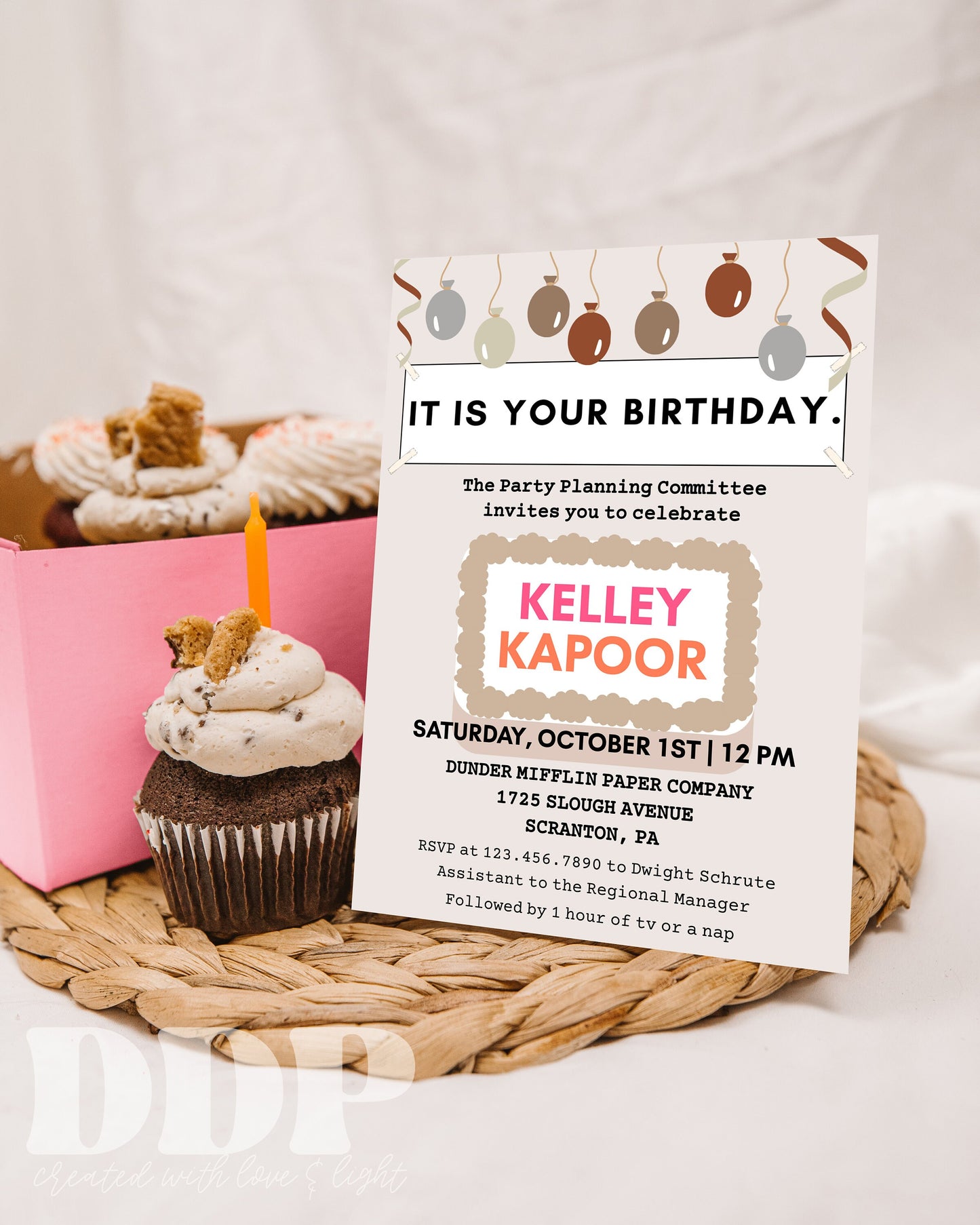 The Office It Is Your Birthday Invite | The Office-Themed Birthday Party Invite | Early 2000s Birthday Party | Editable Template