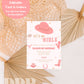 Boho First Birthday Invite | Rodeo Cowgirl First Birthday Invite | Wild West Desert Birthday Party Invite | Instant Download