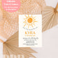 Boho First Trip Around the Sun Birthday Invite | Gender Neutral Birthday Invite | Retro Sunshine Birthday Party Invite | Instant Download