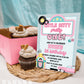 Little, Bitty, Pretty ONE Birthday Invite | First Birthday Invite | 50's Theme First Birthday Party Invite | Instant Download