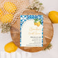 Amalfi Lemon Bridal Shower Invite | Lemon Bridal Invite | Digital Bridal Shower Invite | Amalfi Bridal Brunch Invite | Instant Download