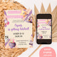 CHEERS WITCHES Bachelorette Party Invitation and Itinerary Template | Halloween Bach Party | Drink up Witches | Editable Printable Template