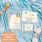 Lemon Amalfi Coast Baby Shower Invitation | Lemon Baby Shower Invite Bundle | Amalfi Lemon Baby Shower | Mamas Main Squeeze Baby Shower