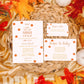 Minimal Pumpkin Baby Shower Invitation Suite | Gender Neutral Fall Baby Shower Invite | Minimalist Halloween Baby Shower | Printable