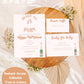 Ready to Pop Beige Baby Shower Invitation Suite | Gender Neutral Baby Shower Invite | Minimalist Baby Shower Suite