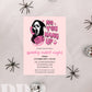 SCREAM Horror Movie Invitation | Halloween Party Invitation | Halloween Scary Movie Invitation | Scary Movie Night Invite | Halloween