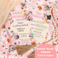 CHEERS WITCHES Bachelorette Party Invitation and Itinerary Template | Halloween Bach Party | Drink up Witches | Editable Printable Template