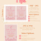 Palm Springs Before the Ring Bachelorette Weekend Invitation | Bachelorette Party Invite | Bachelorette Girls Trip Printable Itinerary | A12