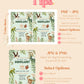 ANY AGE Dinosaur Birthday Invite | Stomp Chomp Roar Birthday Invitation | Dinosaur Birthday Party Invite | Instant Download