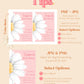 ANY AGE Daisy Birthday Invitation | Boho Daisy Birthday Invite | Boho Daisy First Birthday Invite | Floral Digital Evite Printable Template
