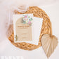 Boho Baptism Invitation | Pampas Grass Baptism Invite | Boho Girl Baptism Invite | Minimalist Baptism Invite | Printable