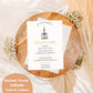 Minimalist Golden Church Baptism Invitation | Boho Christening Invite | Gender Neutral Baptism Invite | Christian Dedication Invite