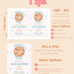 Groovy Baby Boy Shower Invitation Suite | Disco Baby Shower Invites | Retro 70s Baby Shower | Printable Invite Suite