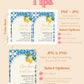 Amalfi Lemon Bridal Shower Invite | Lemon Bridal Invite | Digital Bridal Shower Invite | Amalfi Bridal Brunch Invite | Instant Download