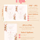 Boho Engagement Party Invitation | Pampas Grass Engagement Party Invite | Minimalist Engagement Announcement | Editable Invite Template