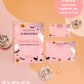 Our Little Boo is Almost Due Girl Baby Shower Invitation Suite | Halloween Ghost Baby Shower Invite | Spooky Baby Shower | Printable Invite