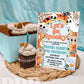 ANY AGE Retro Groovy Halloween Birthday Party Invitation | Blue Hippie Halloween Invite | Spooky Vibes Party | Groovy Ghost Party