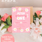 Daisy Birthday Party Invitation | Daisy 1st Birthday Invitation | Boho Daisy First Birthday Invite | Pink Floral Digital Evite