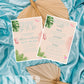 Tropical Bachelorette Weekend Invitation | Beach Trip Bachelorette Party Invite | Bachelorette Girls Trip Printable Itinerary Invite