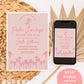 Palm Springs Before the Ring Bachelorette Weekend Invitation | Bachelorette Party Invite | Bachelorette Girls Trip Printable Itinerary | A12