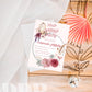 Vino Before Vows Shower Invite | Modern Boho Wine Tasting Wedding Shower Invite | Vino Before Vows | Wine Bridal Shower Invitation Template