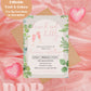 Boho Brunch and Bubbly Bridal Shower Invitation | Boho Eucalyptus Bridal Shower Invite | Minimalist Bridal Shower | Editable Invite Template