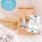 Blueberry Birthday Gift Tag Template | Berry First Gift Label | Blueberry First Birthday Gift Tag | Berry Birthday Favor Tag