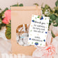 Blueberry Birthday Gift Tag Template | Berry First Gift Label | Blueberry First Birthday Gift Tag | Berry Birthday Favor Tag
