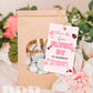 Ladybug Birthday Gift Tag Template | Boho Ladybug Gift Label | Pink Birthday Gift Tag | Boho Pink Ladybug Birthday Favor Tag
