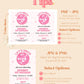 Boho Let's Disco First Birthday Invite | Retro Groovy First Birthday Invite | 70s Birthday Party Invite | Instant Download