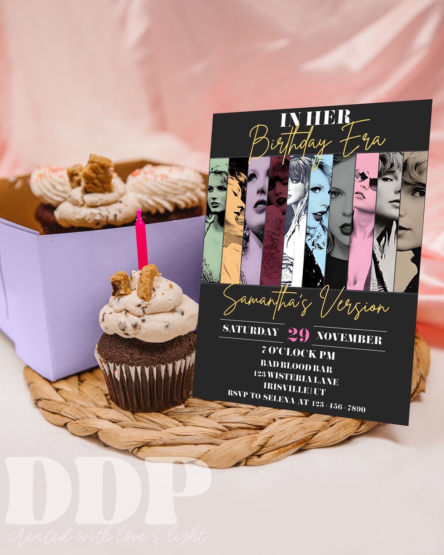 Era Birthday Invitation Template | Eras Tour Invitation | Swiftie Birthday Invite | In Her Birthday Era Invite | Eras Tour Birthday | A13