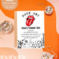ANY AGE Rock and Roll Birthday Invitation | Rockstar Birthday Invite | Rock N Roll Music Birthday Party | Rolling Stones Party Invite