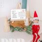 EDITABLE Elf Arrival Letter Post Card | Editable Elf Letter | Elf Shelf Letter | Shelf Elf Return Letter | Elf Welcome Letter Printable