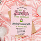 ANY AGE Grinch Stole Christmas Birthday Invitation | Girl Grinch First Birthday Invite | She's a Mean One | Whoville Pink Christmas Birthday