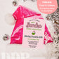 ANY AGE Grinch Stole Christmas Birthday Invitation | Girl Grinch First Birthday Invite | She's a Mean One | Whoville Pink Christmas Birthday