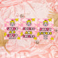 Princess Peach Themed Table Signs | Princess Peach Party Supplies | Peach Inspired Birthday Party | Super Mario Birthday | A08