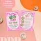 Viva Las Vegas Bachelorette Invitation and Itinerary | Feeling Lucky Bachelorette Weekend Invite | St Patty's Girls Trip Printable Itinerary