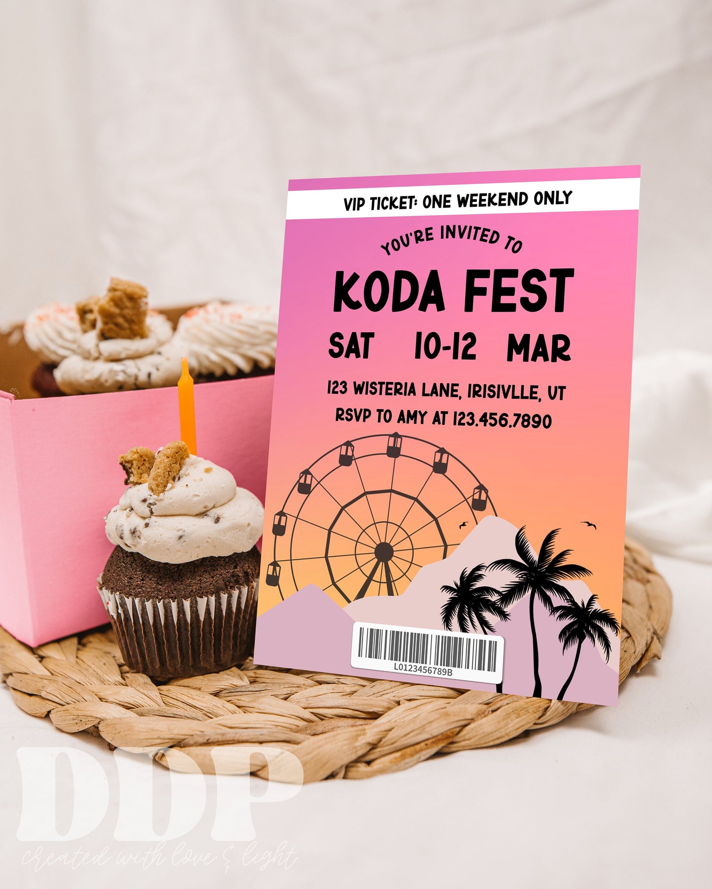 ANY AGE Festival Birthday Invite | Music Festival Birthday Party Invite | Kidchella Concert Festival Birthday Invite | Editable Template