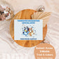 Blue Dog Thank You Card | Blue Dog Theme Birthday Party Supplies | Blue Dog Theme Birthday | A02