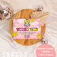 Princess Peach Thank You Card | Super Mario Party Decor | Peach Inspired Birthday Party Supplies | A08