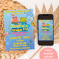 Funnier Then 24 25th Birthday Invitation Template | Funny 25th Birthday Invite | Printable Sponge Bob Invite | Editable Invite | A07