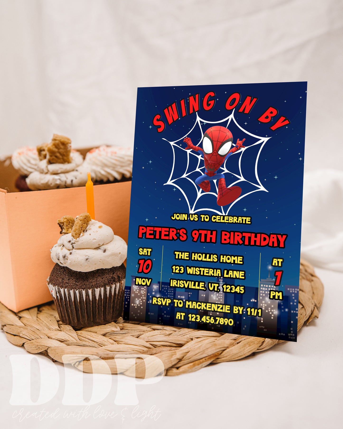 ANY AGE Spider Man Birthday Invitation Template | Spidey Birthday Party Invite | Spiderman Amazing Friends Boy Kids Birthday Invitation