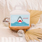 Jawsome Gable Box Label | Shark Birthday Party Decor | Jawsome Birthday Party Favor Box Label | A06