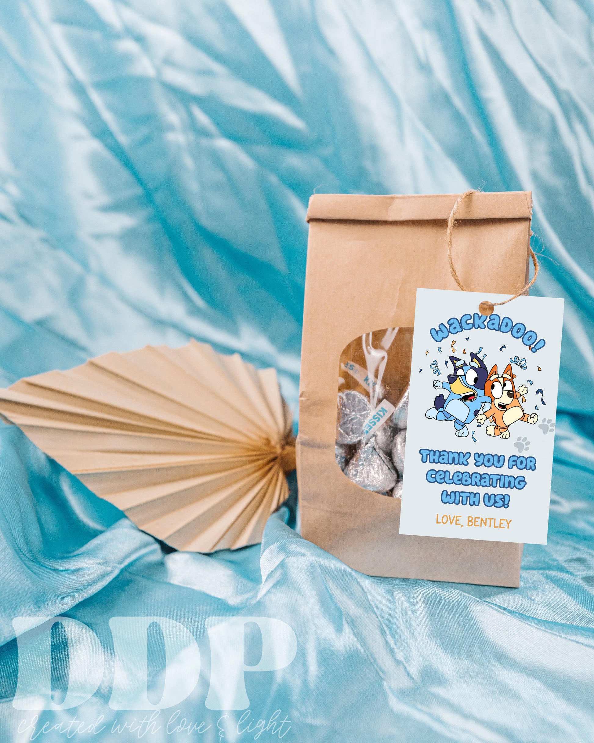 Australian Dog Themed Birthday Gift Tag | Blue Boys Dog Inspired Birthday Gift Label | Blue Heeler Birthday Favor Tag | A02